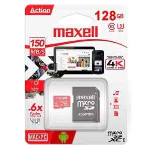 Tarjeta de Memoria 128GB SDXC CL10 Con Adaptador SD MCSD-128UHS-1 Maxell-0