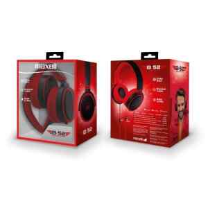 Auriculares Tamaño Completo Con Microfono GRAY/BLUE HP-B52 Maxell-0