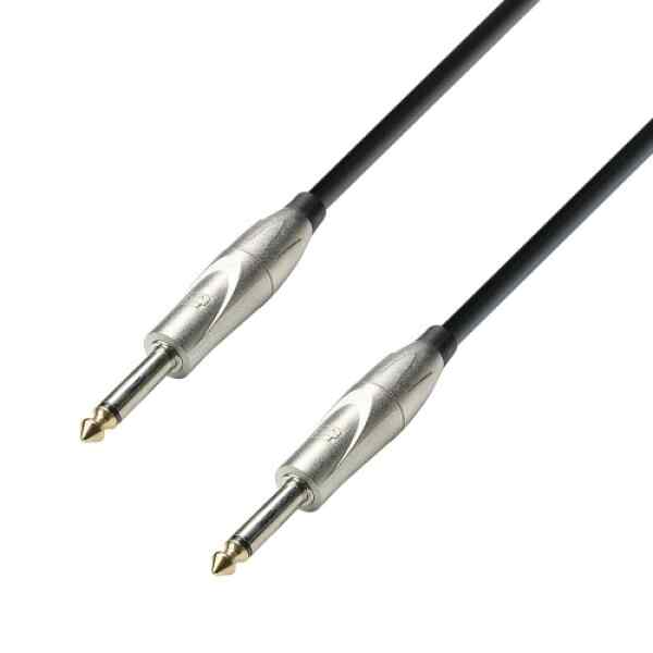 CABLE PARA INSTRUMENTO DE 1/4" - 1/4" 3MT ADAM HALL-0 CABLE PARA INSTRUMENTO DE 1/4" - 1/4" 3MT ADAM HALL-0