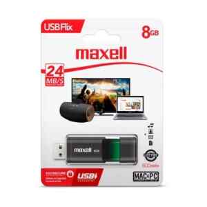 USB FLIX 8GB GREEN USBF-8  Maxell