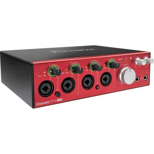Interfaz de audio CLARETT 4 PRE USB Focusrite-0