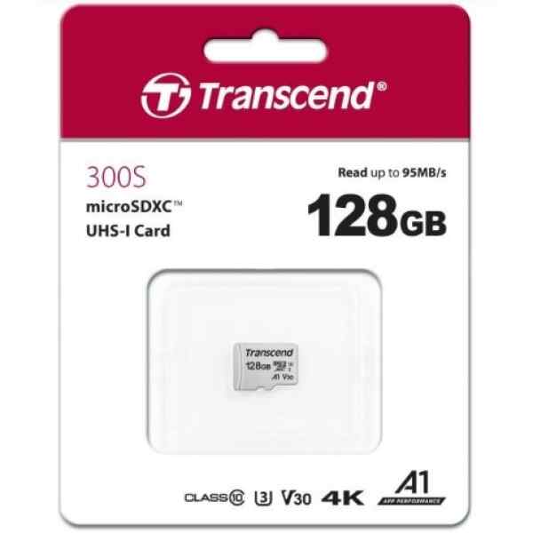 Memoria 128GB UHS-I U1 microSD | TS128GUSD300S - Transcend-0