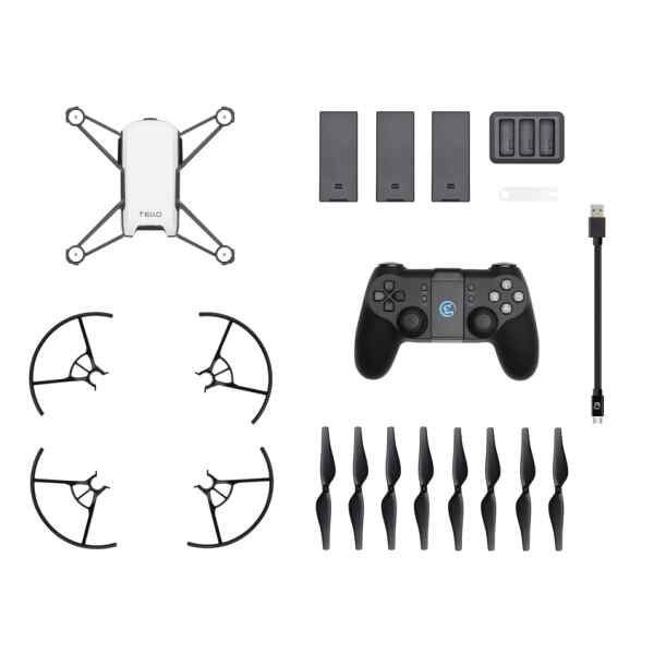 DRON TELLO WHITE BOOST COMBO + 2 BATERIAS + HUB + CONTROL - DJI -0