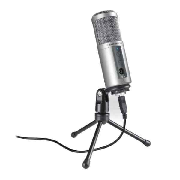 MICROFONO CARDIOIDE DE CONDENSADOR CON USB AUDIO-TECHNICA ATR2500-USB-0