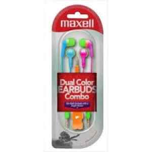 Auriculares COMBO 4 PINK/BLUE CEC-4 Maxell-0