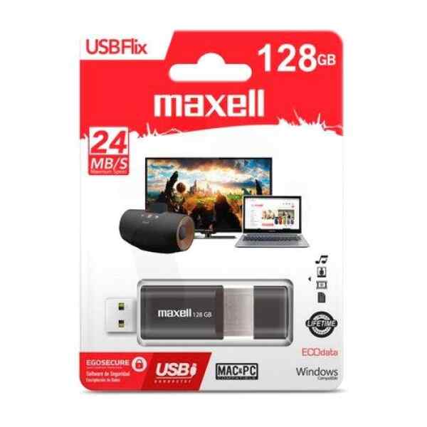 USB FLIX 8GB GRAY USBSF-8 Maxell-0