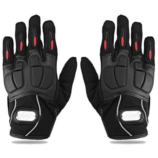 GUANTE NEGRO MCS-22 PRO BIKER talla L-0