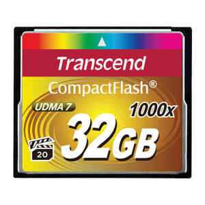 Memoria Compact Flash de 1000X TS32GCF1000 – Transcend