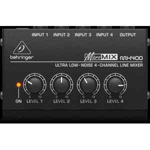 Mezclador de linea de 4 canales | MX400 – BEHRINGER