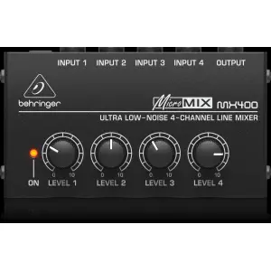 Mezclador de linea de 4 canales | MX400 – BEHRINGER
