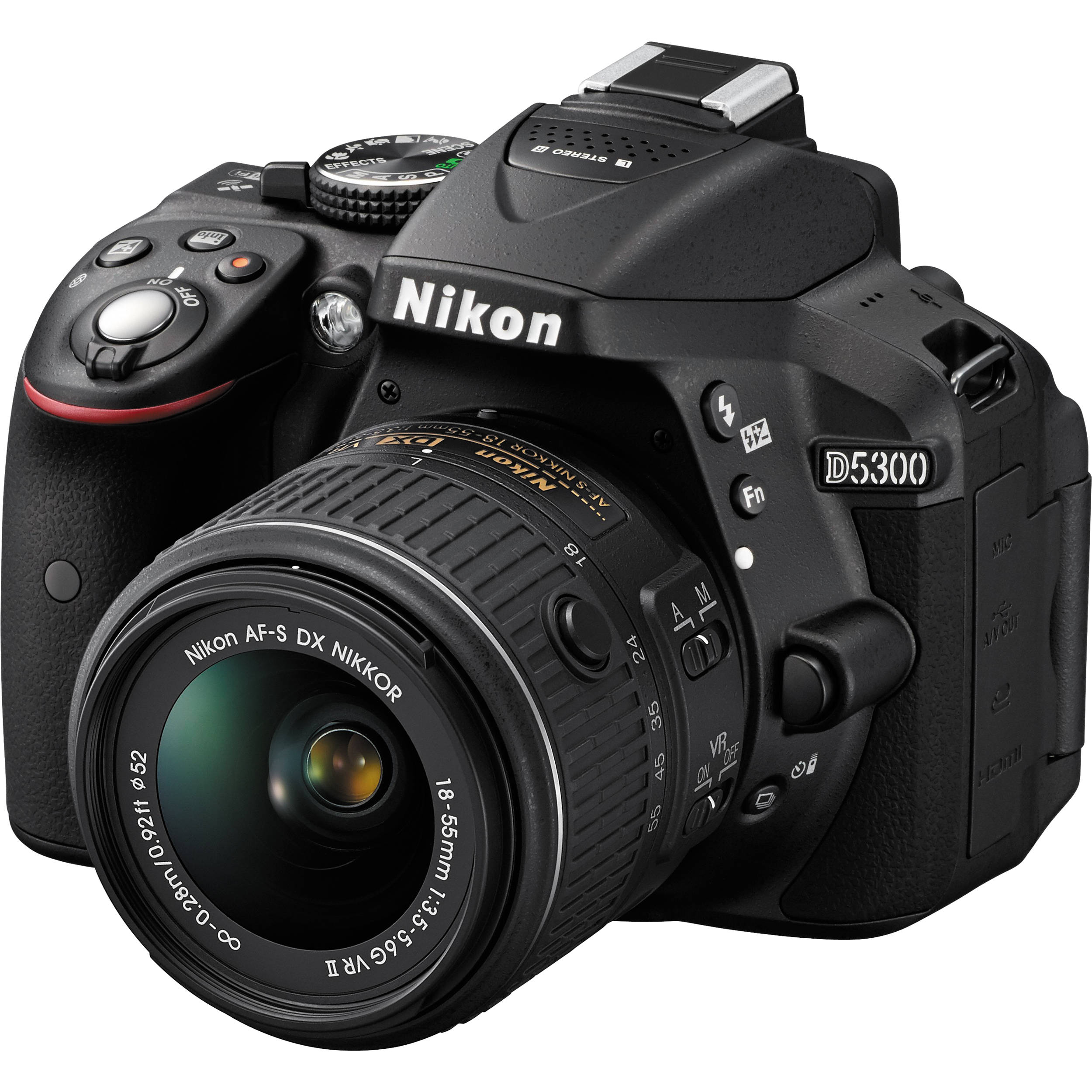 CAMARA NIKON D5300 con lente 18-55MM VR II COMBO ESTUCHE