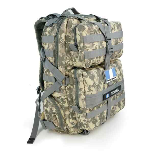 MOCHILA M068 GRIS PIXEL MOLVU-0