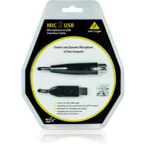 Cable  |  interface de microfono a USB – BEHRINGER