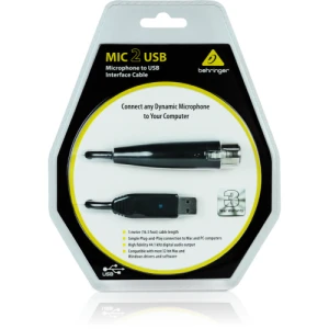 Cable  |  interface de microfono a USB – BEHRINGER