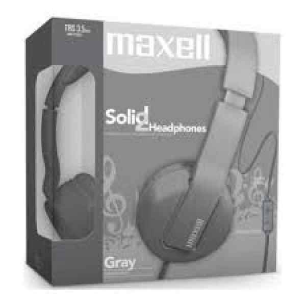 Auriculares Medianos Solids2 Gray SMS-10 Maxell-0