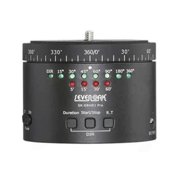 CABEZA ELECTRONICA TIME LAPS P/CAMARA, 2KG, C/BATERIA Sevenoak-0
