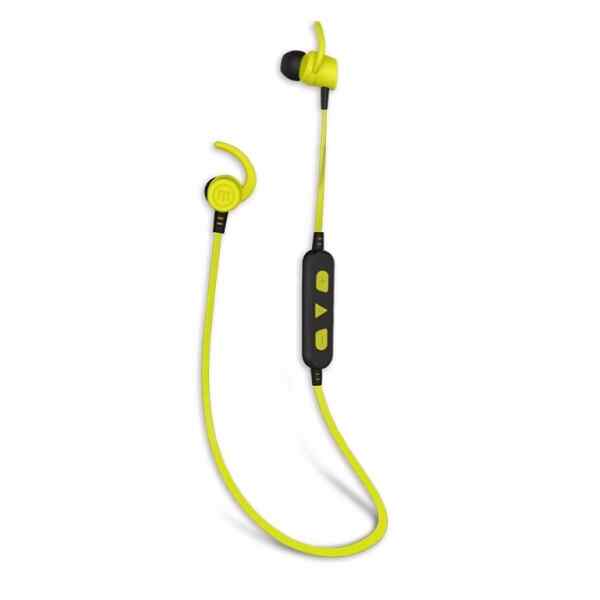 SOLID BT EARPHONE W/MIC LIME EB-BT100 Maxell-0