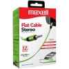 Flat Audio 4.5FT Cable 3.5MM Green AUD-500 Maxell-0