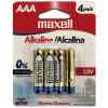 Batería Alkalina AAA 4PK LR03 Maxell-0