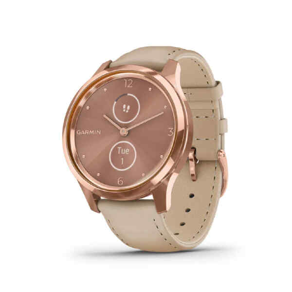 Reloj inteligente hibrido vivomove Luxe rose gold - Garmin-0