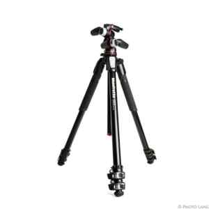 Tripode de aluminio con 3 secciones y columna horizontal  |  MK055XPRO3-3W – MANFROTTO