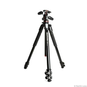 Tripode de aluminio con 3 secciones y columna horizontal  |  MK055XPRO3-3W – MANFROTTO