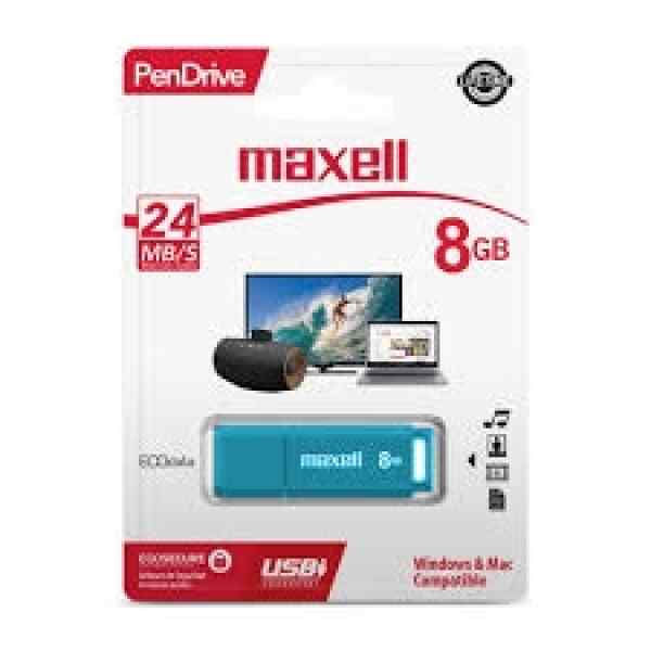 USB Pendrive 8GB BLUE USBPD-8 Maxell-0