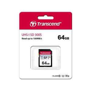 Memoria SD 64GB UHS-I U1 , TS64GSDC300S  – Transcend