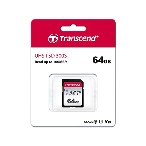 Memoria SD 64GB UHS-I U3 , TS64GSDC300S - Transcend-0