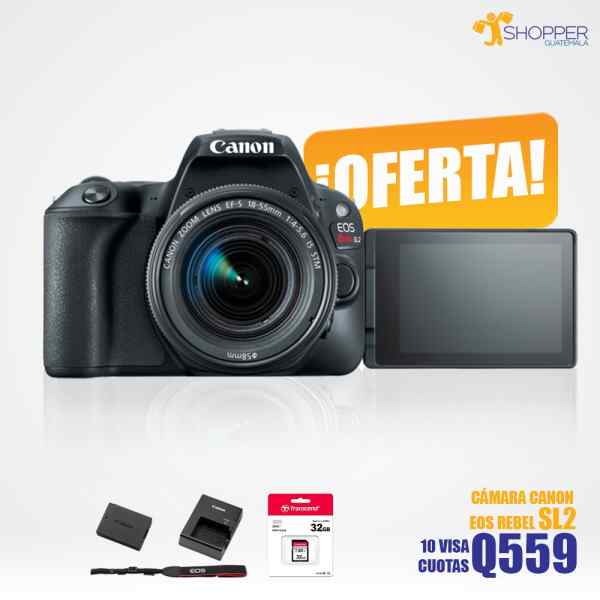 CAMARA EOS Rebel SL2 EF-S 18-55MM IS STM - CANON-8147
