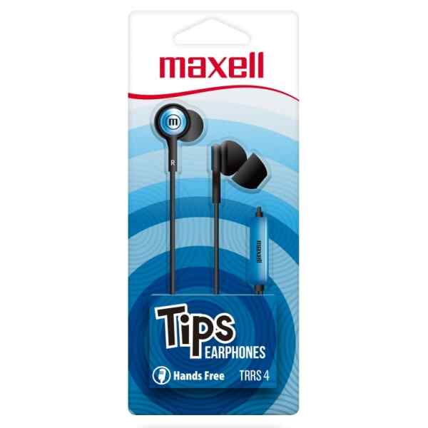 Auriculares Stereo BUDS Con Microfono Blue IN-TIPS Maxell-9550