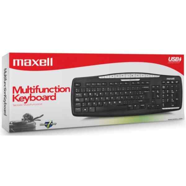 Teclado Multimedia USB MAXELL KB-100-0