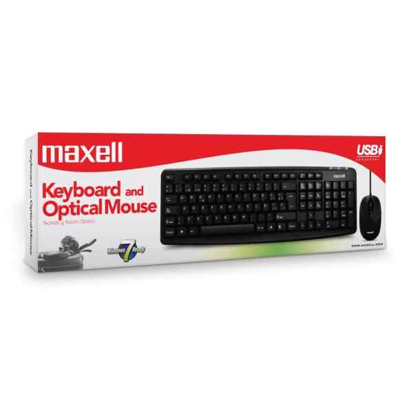 Teclado y Mouse Optico MAXELL WRKBC-10 -0