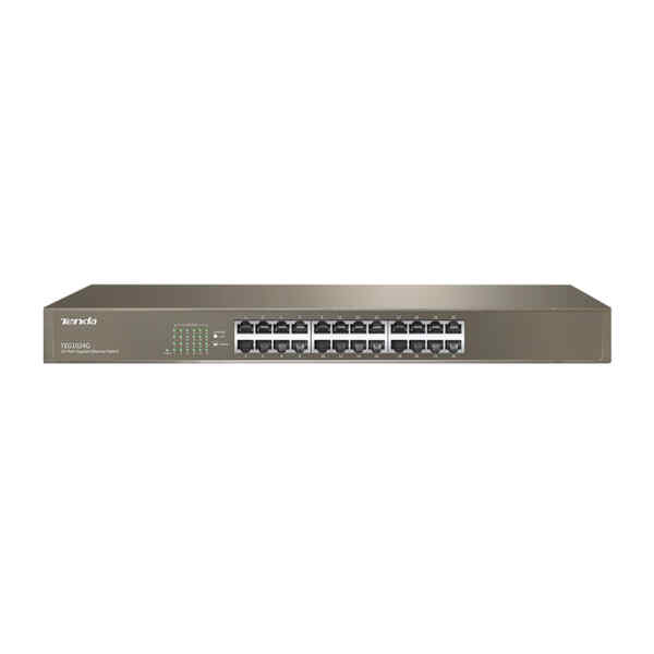 Switch de montaje en rack Gigabit de 24 puertos | TEG1024G - TENDA-0