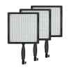 Kit de 3 luces LED con tripode y estuche | CN-576C 3KIT+T - NANGUANG-0