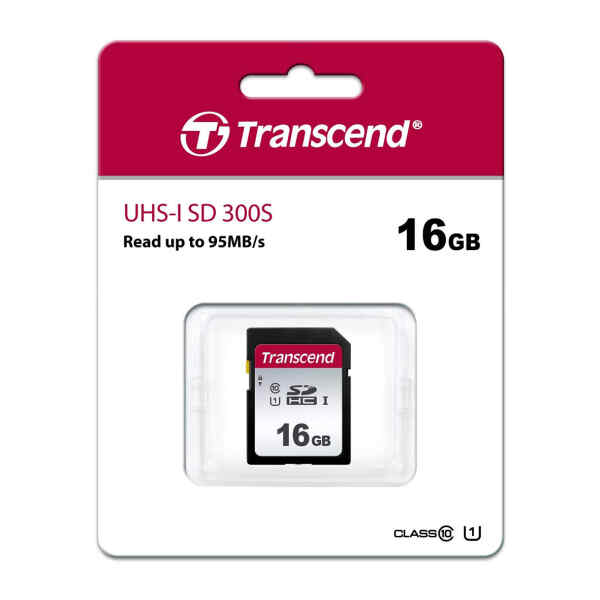 Memoria SD 16GB UHS-I U1, TS16GSDC300S - Transcend-0