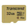 Memoria MicroSD 32GB UHS-I U3 con adaptador, TS32GUSD500S - Transcend-14806