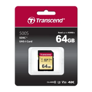Memoria SD 64GB UHS-I U1, TS64GSDC500S - Transcend-0