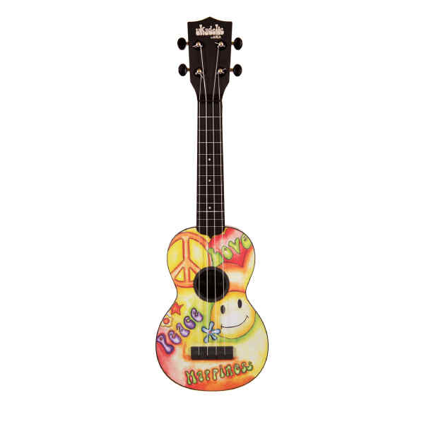 Ukulele Soprano Resistente al Agua, Con Diseño - KA-SU-PEACE - KALA-0