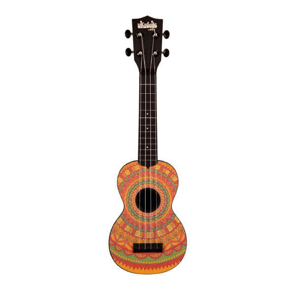 Ukulele Soprano Resistente al Agua Con Diseño | KA-SU-MEHNDI - KALA-0