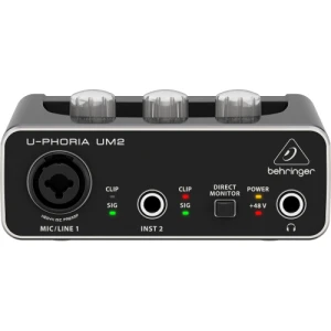 Audiofilo 2 x 2 con preamplificador de microfono | UM2 – BEHRINGER