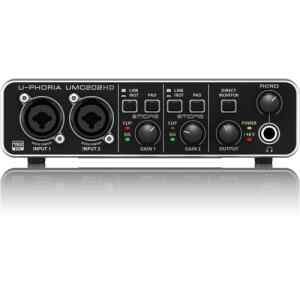 Interfaz de Audio UMC202HD U-PHORIA AUDIOPHILE 2×2 Behringer