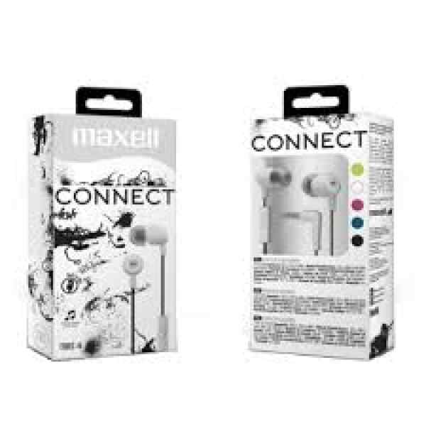 Auriculares Stereo BUSD Con Microfono White IN-345 Maxell-0