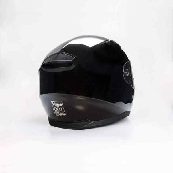 CASCO NEGRO CERRADO BRILLANTE VOSS talla L-8632
