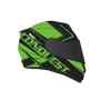 CASCO NEGRO CON VERDE DOBLE PRO 580-164 VOSS talla L-0