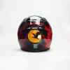 CASCO PARA NIÑO NEGRO/ROJO BRILLANTE VOSS talla M-8616