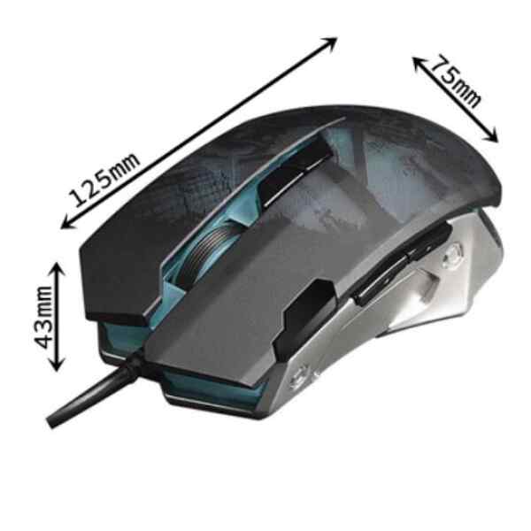 MOUSE USB G7 NEGRO MOLVU-7948