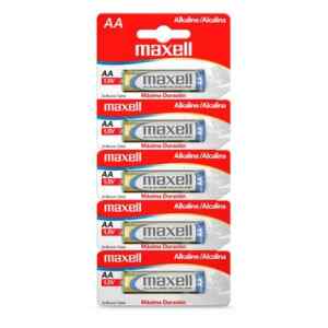 Alcalina AA Pack de 5 tiras LR6 5TS Maxell