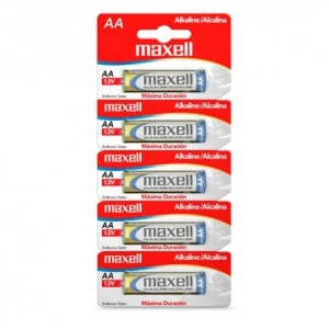 Alcalina AA Pack de 5 tiras LR6 5TS Maxell