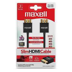 Cable 1.4V Ultra Slim HDMI HDMI700-3FT MAXELL